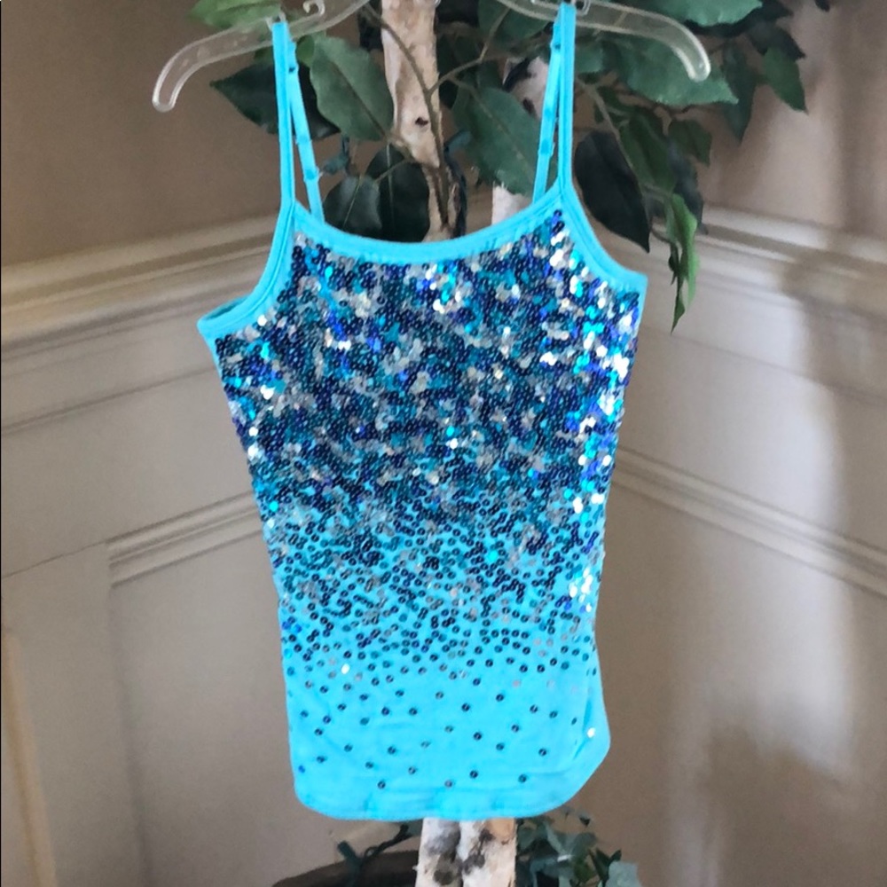 Justice 6/7 Girls sequin cami